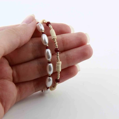 دستبند دخترانه مدل دولاین