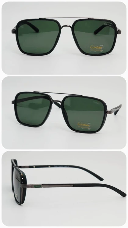 عینک آفتابی مردانه و زنانه کارتیر Cartier TR8164 پلاریزه و ضد اشعه UV400 ایتالیایی