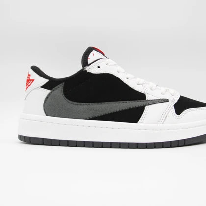 نایک ترویس سفید مشکی کد 6855