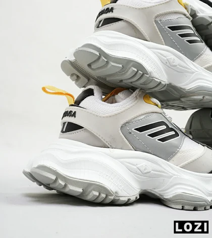 کفش کتانی زنانه طوسی سفید BALENCIAGA