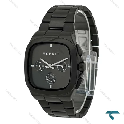 ساعت مچی اسپریت مردانه فول مشکی سه موتوره Esprit-8207-G