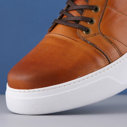 کفش روزمره مردانه چرم یلسان مدل شوان کد 540-GN