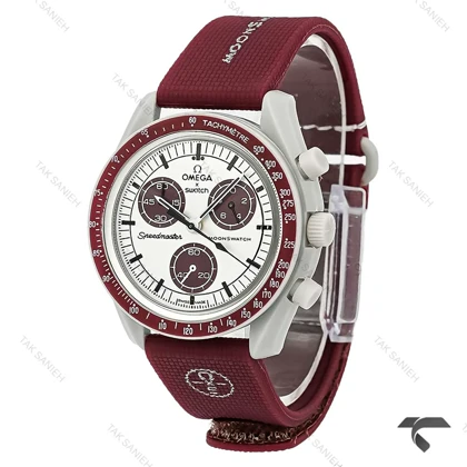 ساعت امگا سواچ ماموریت به پلوتون بند رابر Swatch-10199-U