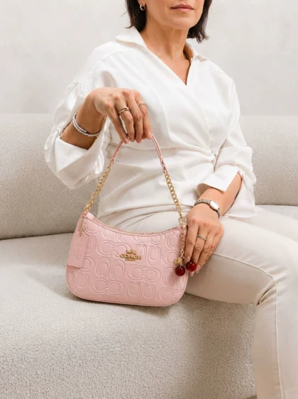 کیف زنانه GUCCI قایقی صورتی گوچی ترند مد