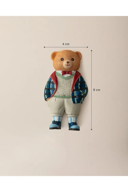مگنت Madame Coco مدل Boris Bear رزین - چندرنگ