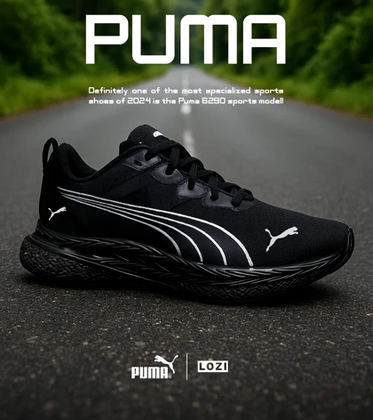 کفش کتانی ورزشی مشکی مردانه و زنانه PUMA