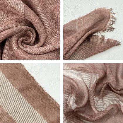 شال زنانه لینن کنفی