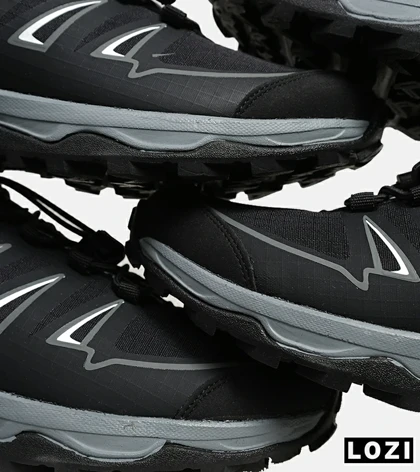 کفش کتانی بزرگ پا مشکی خاکستری I-Runner