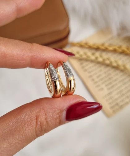 گوشواره طرح طلا ژوپینگ G39