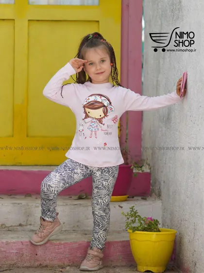 بلوز شلوار دختر و خرگوش