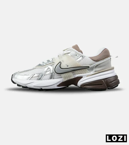 کفش کتانی مردانه و زنانه سفید طوسی قهوه ای Nike cushlon مدل 6273