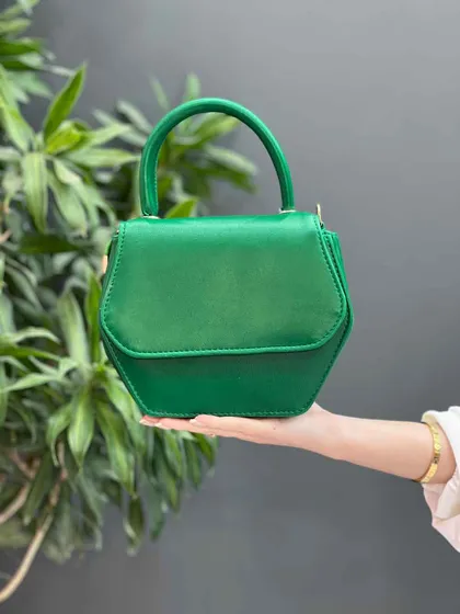 کیف شش ضلعی دسته دار