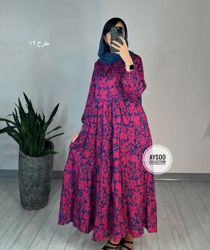 پیراهن طرحدار مزونی44