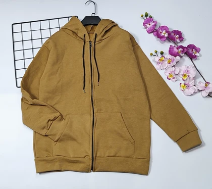 سویشرت کلاهدار داخل کرکی مدل ویانا کد 40201