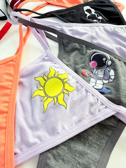 شورت بکلس بندی نخ پنبه طرحدار فیتن Fitan