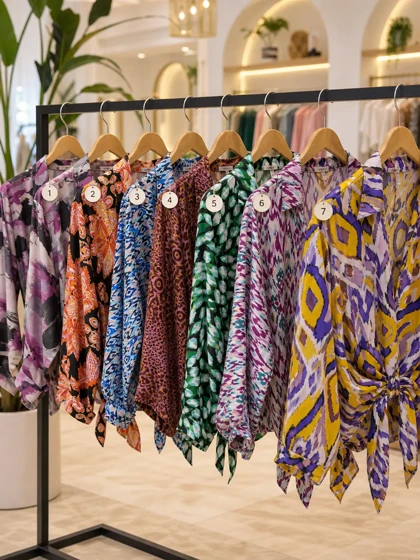 شومیز گره‌ای ابرنگی