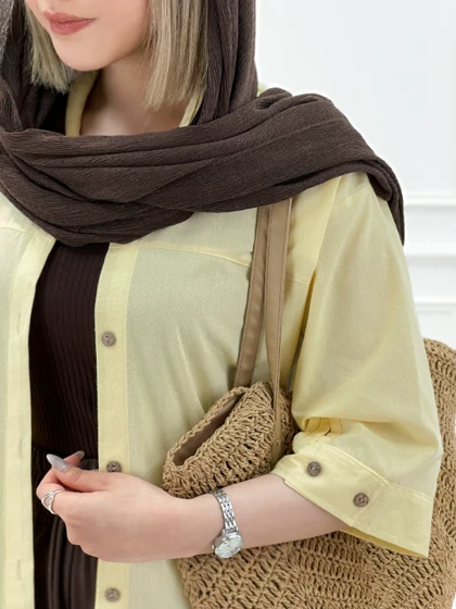 شومیز مانتویی لینن مینا