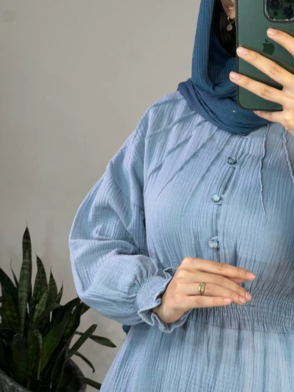 پیراهن مانتویی پریناز