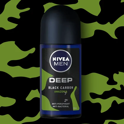 رول ضد تعریق مردانه نیوآ مدل Deep Black Carbon Amazonia حجم 50ml