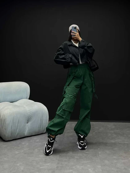 شلوار کارگو BERSHKA