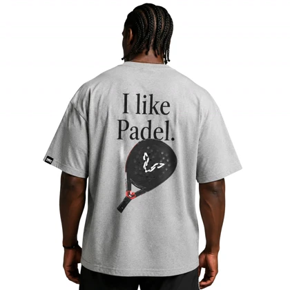 تیشرت مردانه زنانه اورسایز نخی 1991 I Like Padel مدل TS19113