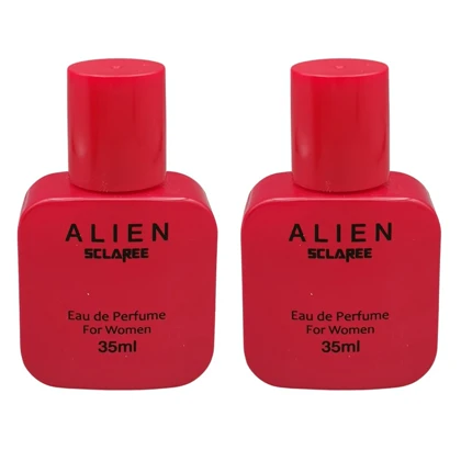 عطر جیبی زنانه اسکلاره مدل Alien حجم 35 میلی لیتر مجموعه دو عددی