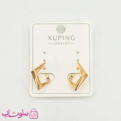 گوشواره زنانه ژوپینگ طرح ضلعدار