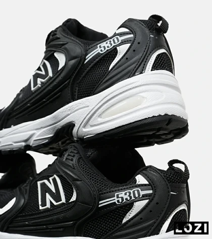 کفش کتانی مردانه و زنانه مشکی NEW BALANCE 530