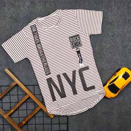 تیشرت پسرانه راه راه NYC