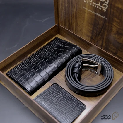 ست هدیه مردانه چرم mrc1318-41