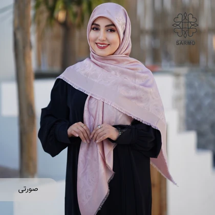روسری رونا گل رز لمه دار