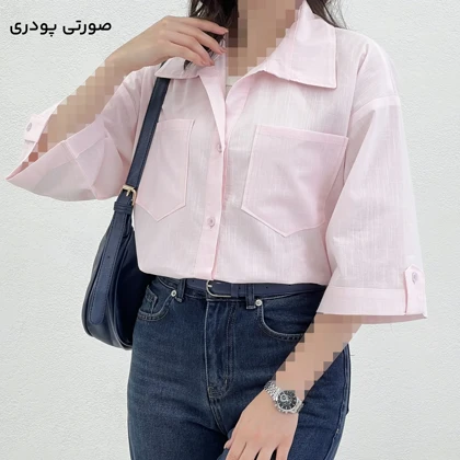 شومیز زنانه لینن دو جیب | آی بولک