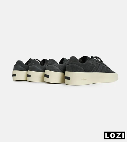 کفش کتانی مردانه مشکی کرم ADIDAS X Fear of God Athletics ’86 Lo Clay