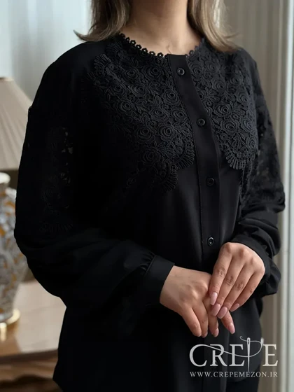 شومیز مجلسی جلو گیپور