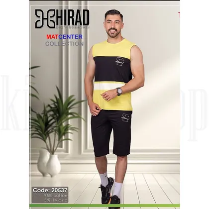 ست حلقه‌ای و شلوارک مردانه هیراد 20537
