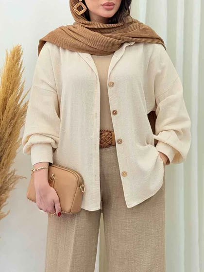 مانتو بغل سه دکمه گیتی