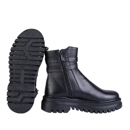 بوت چرم دو سگک زنانه 403 ec