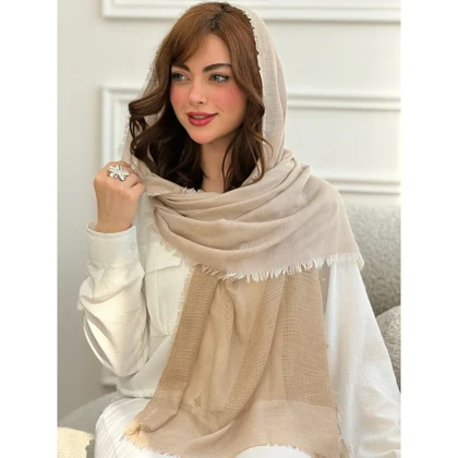 شال نخی دستک حصیری تابستانی