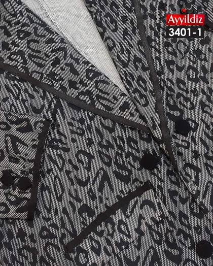 کت مجلسی زنانه شیک سایز بزرگ کد 3401