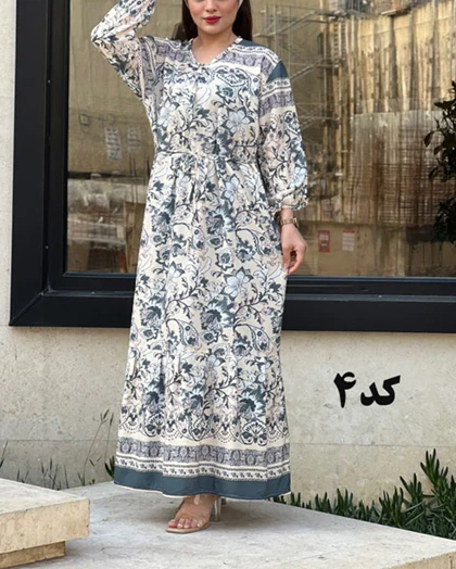 پیراهن فلور ارکیده 6115
