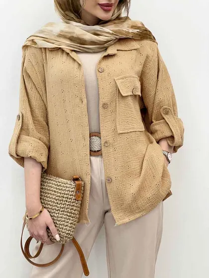 شومیز تک جیب سیما