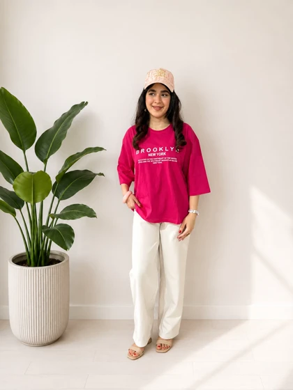 تیشرت زنانه باکسی