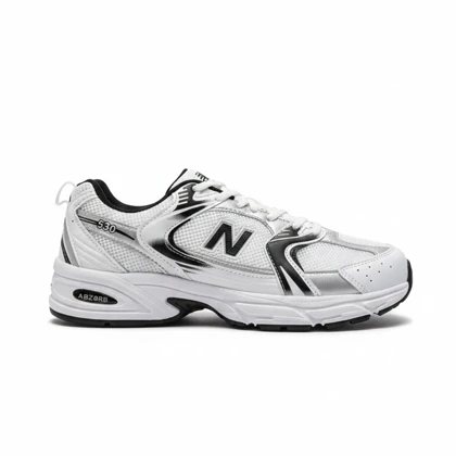 کفش کتانی نیوبالانس 530 سفید مشکی بزرگ پا کد 294963