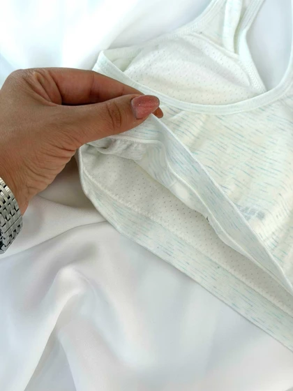 نیم‌تنه دوشی نخی کاپ‌دار باربی کد 20877091