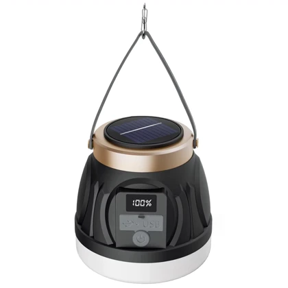 چراغ کمپینگ شارژی خورشیدی ان لایت N-LIGHT مدل A01T چندکاره