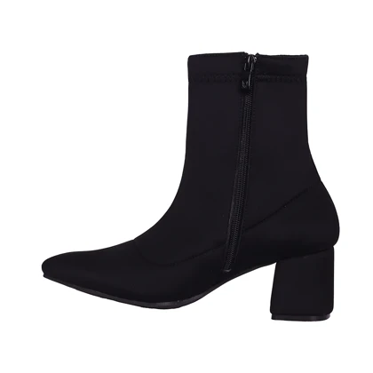 بوت زنانه مدل شوکا مشکی_کد 2130