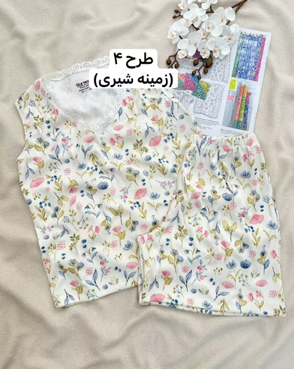 ست تاپ وشلوارک 5 طرح کد 5793