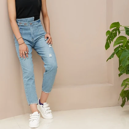 شلوارجین دخترونه9534 ZARA