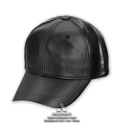 کلاه بیسبالی چرم Leather Baseball Cap HA163
