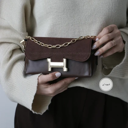 کیف زنانه مجلسی جیر مدل لوین